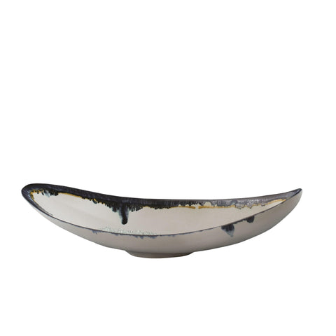 Glass Drip Canoe Centerpiece