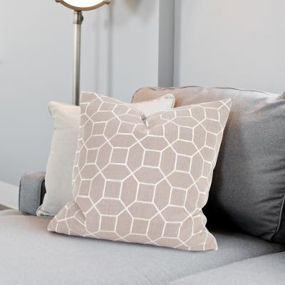 Trellis Cushion Slate