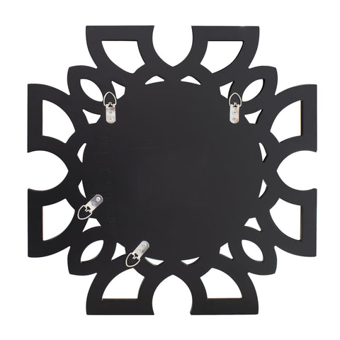 Eduina Symmetrical Cut Pattern Wall Mirror