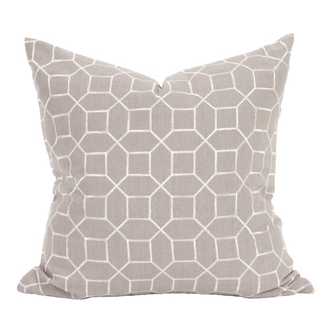 Trellis Cushion Slate