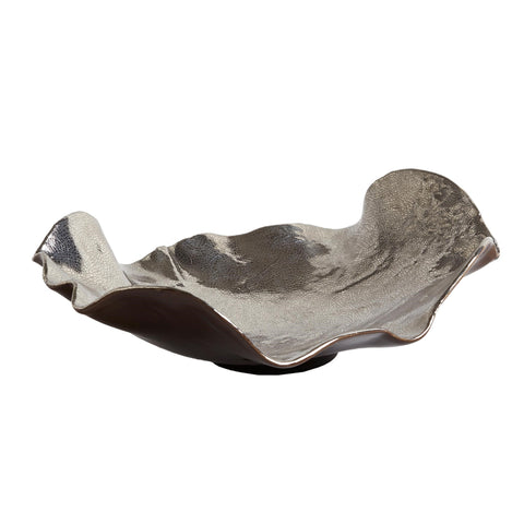 Wave Platter Platinum Crackle