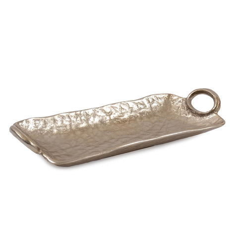 Hammered Organic Gold Tray Small