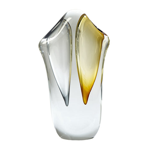 Duet Vase Amber/Grey