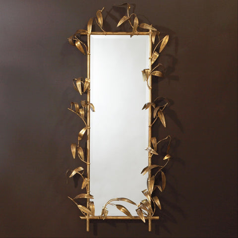 Bamboo Mirror Gold