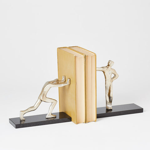 Blockhead Bookend Pair