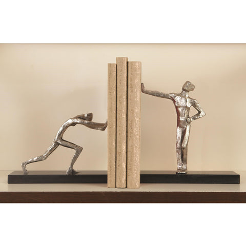 Blockhead Bookend Pair