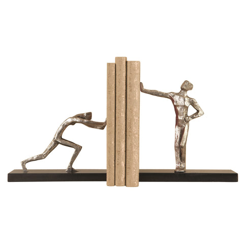 Blockhead Bookend Pair