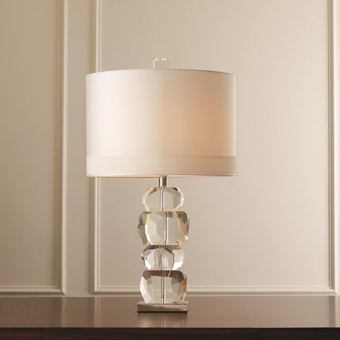 Stacked Gemstone Table Lamp