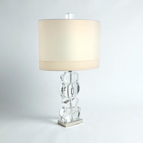 Stacked Gemstone Table Lamp