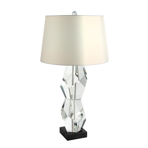 Facet Double Block Table Lamp