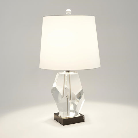 Facet Single Block Table Lamp