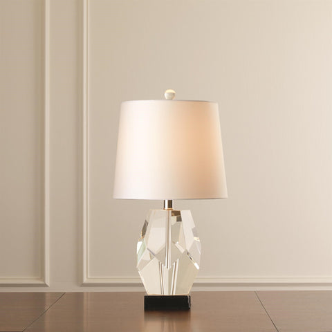 Facet Single Block Table Lamp