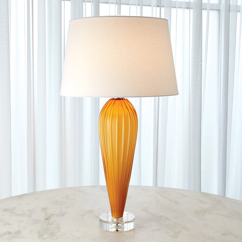 Teardrop Glass Table Lamp