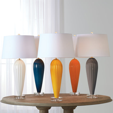 Teardrop Glass Table Lamp