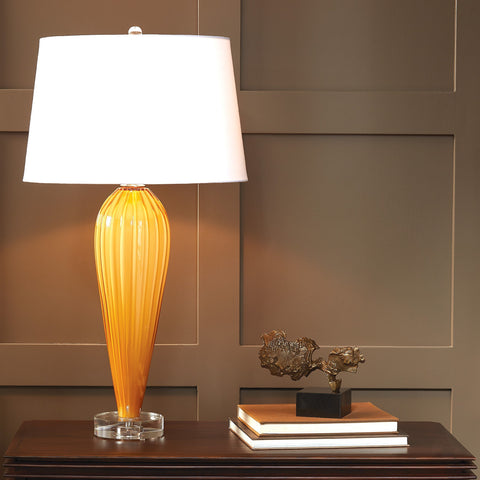 Teardrop Glass Table Lamp