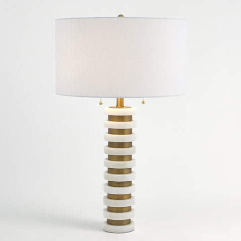 Marble Stack Table Lamp