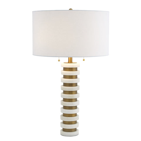 Marble Stack Table Lamp