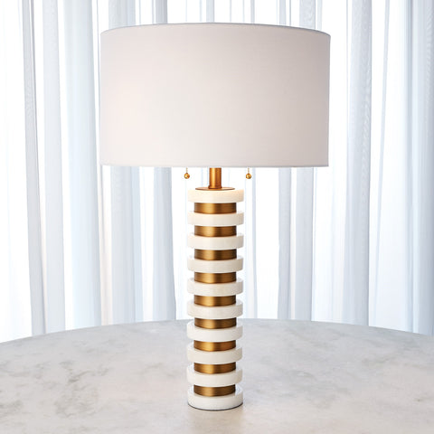 Marble Stack Table Lamp