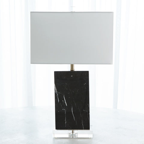 Marble Black Rectangular Table Lamp