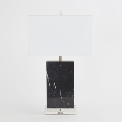 Marble Black Rectangular Table Lamp