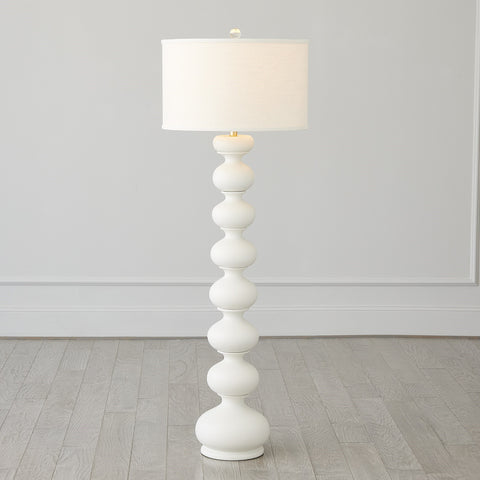 Stacked Bulb Floor Lamp White