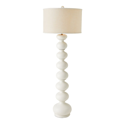 Stacked Bulb Floor Lamp White