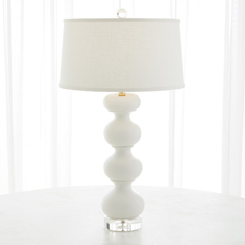 Stacked Bulb Table Lamp White