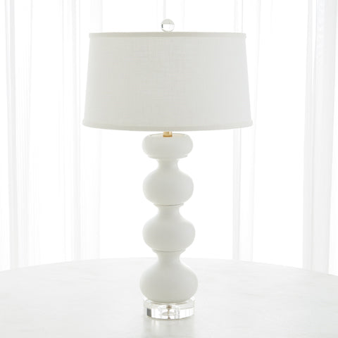 Stacked Bulb Table Lamp White