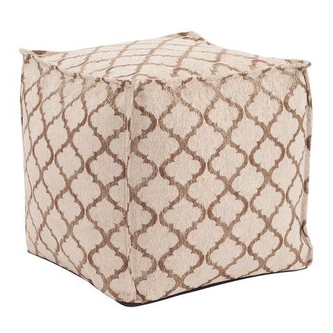 Moroccan Pouf Square Gold