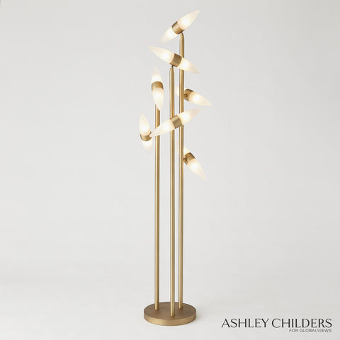 Callie Floor Lamp Gold