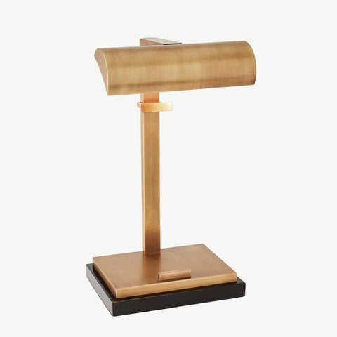 Easel Table Lamp Matte Brass