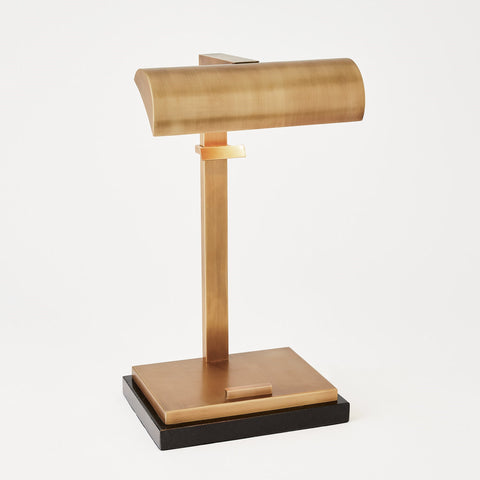 Easel Table Lamp Matte Brass