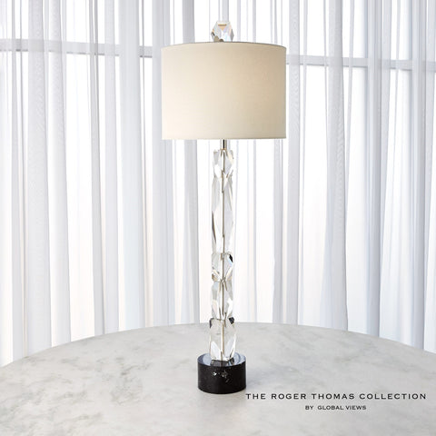 Facette Lamp Black Marble Base