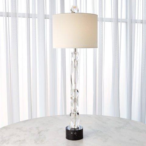 Facette Lamp Black Marble Base